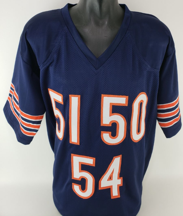 Butkus, Singletary & Urlacher Signed 