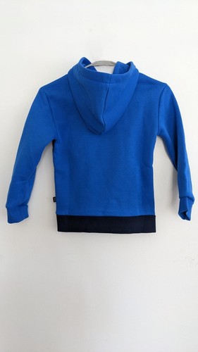 Puma Power Cat Pullover Hoodie, Youth Boys, Blue, Casual Outerwear Sz XS 5/6 - Picture 2 of 2