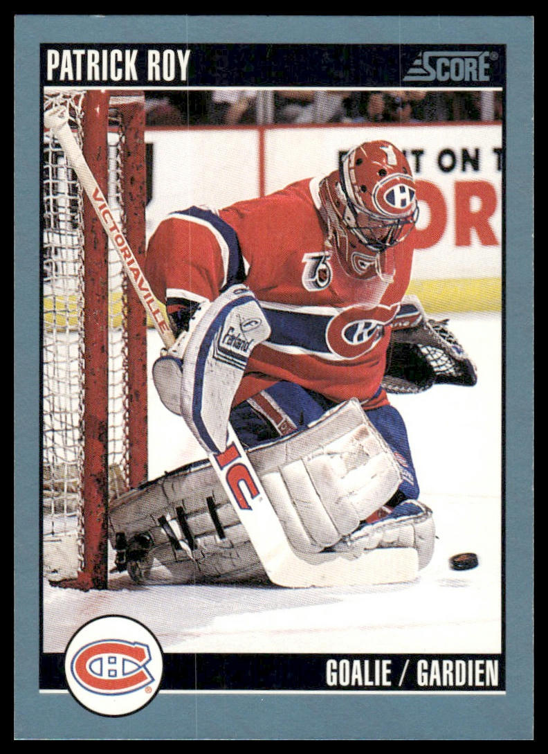 1992-93 Score Canadian #295 Patrick Roy Montreal Canadiens