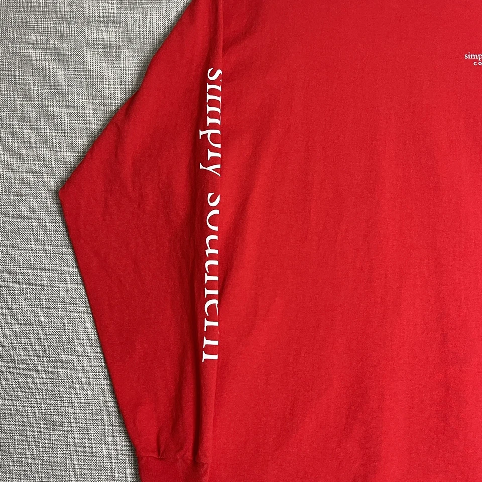 Camisa de Navidad Simply Southern para mujer extra grande roja manga larga Hey Deer Foto 4 de 4