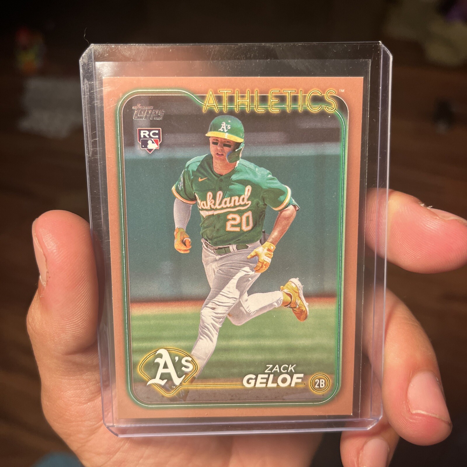 2024 Topps Series 1 - Gold #166 Zack Gelof /2024 (RC)