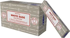 Nag Champa White Sage Incense Sticks-12Packs X 15Grams by