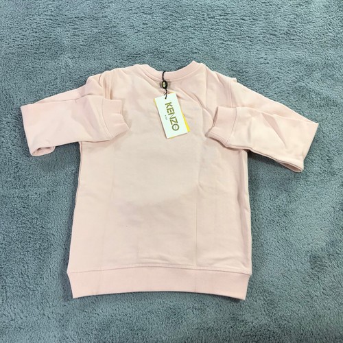Kenzo Kids Sweater Girls 10 Pink Embroidered Tiger Graphic Hoodie Sweatshirt f56 - Picture 7 of 11
