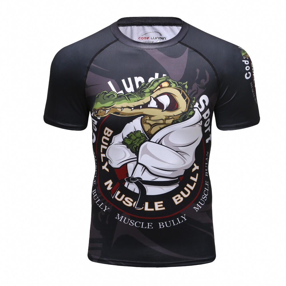 CODY LUNDIN ANIMAL Herren BJJ MMA Hautausschlag Guard Langarm Training