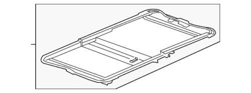 Carcasa de techo corredizo negra para Buick Chevrolet GMC Enclave 2010-2017 23288543