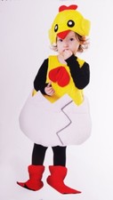 Baby Girls Boys Lttle Chicken Chick Halloween Purim Costume Toddler 1 2 2T NEW