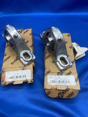 Bulk lot qty 2, Dodge Nickle plated pillow block bearings P2B-SCNP-100, 123706