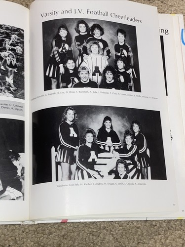 Antigo High School Yearbook 1989 Some Inscriptions Inside - Picture 7 of 13