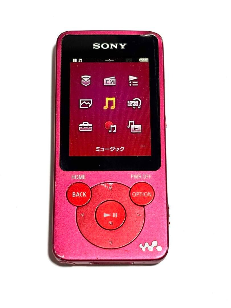 Sony Walkman NW-E083 MP3 4GB Portable Audio Media Player Red
