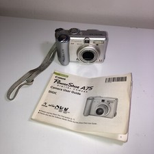 Canon PowerShot Digital Camera A75 3.2 MP 3x Zoom Digital Camera Silver FOR PART