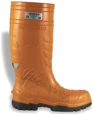 MENS WORK SAFETY BOOTS TOE CAP COFRA SAFEST ORANGE S5 CI SRC