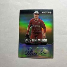 2022  Prizm Draft Picks AUSTIN MURR Silver Auto #AU-AU mint from pack