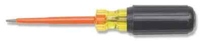 Cementex MC4P-CG Insulated Flat Head Screwdriver, 3/16 x 4-1/2