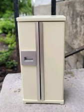 Dollhouse Miniature Kitchen Off White Side By Side Refrigerator