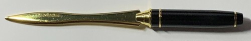 WTM METAL LETTER OPENER WITH BLACK VELVET POUCH - Afbeelding 3 van 9