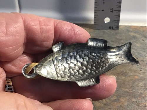 Vintage Formen Fisch Miniatur Dose 3" Wandbehang - Bild 6 von 9
