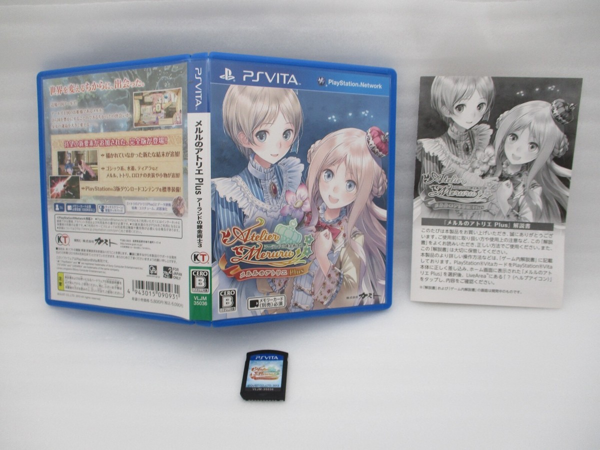 PS VITA Atelier 6Games Rorona Totori Meruru Ayesha Escha