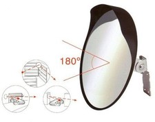Sumex 30cm Indoor Outdoor Convex Safety Security Mirror - Garage Work & Driveway