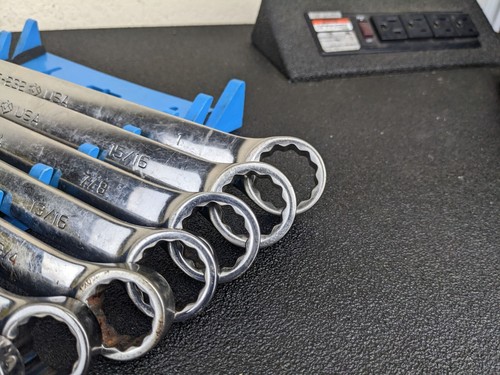 #ax881 Armstrong Tools Combination Wrench Set 5/16”-1” 13 piece SAE GMTK - Picture 21 of 21