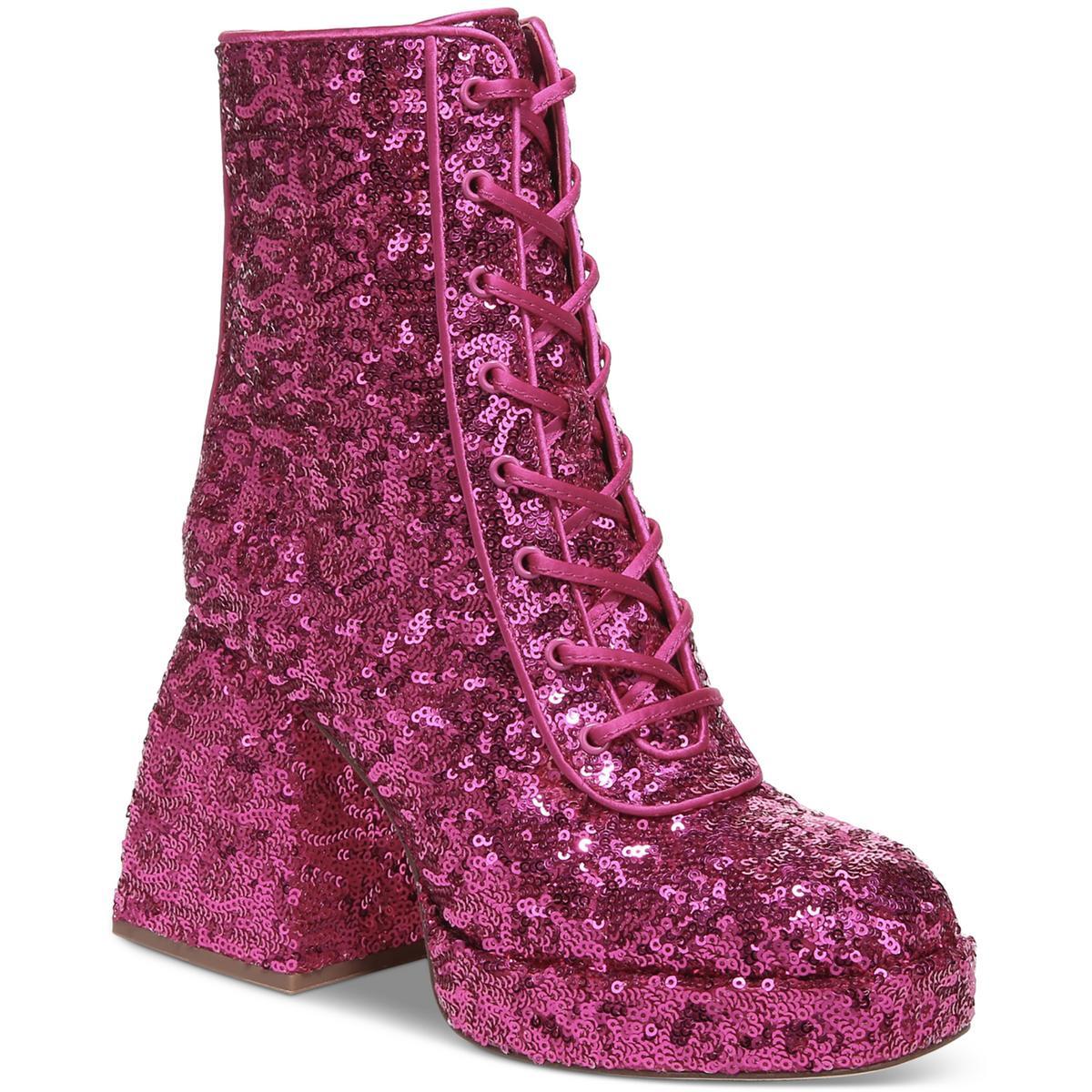 Женские ботинки до середины икры Kia розового цвета Circus by Sam Edelman 10 Medium (B,M) BHFO 8578