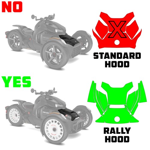 Graphic Stickers Decals for Can-Am Ryker Rally 2022 & Up Luna PU - Picture 2 of 5