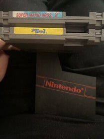 Super Mario Bros. 2 And 3 Original Nintendo 1985 Authentic Cartridge Only Tested