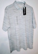 Walter Hagen Men's Performance 11 Striation Grey--Sizes S/M/L/XL/XXL