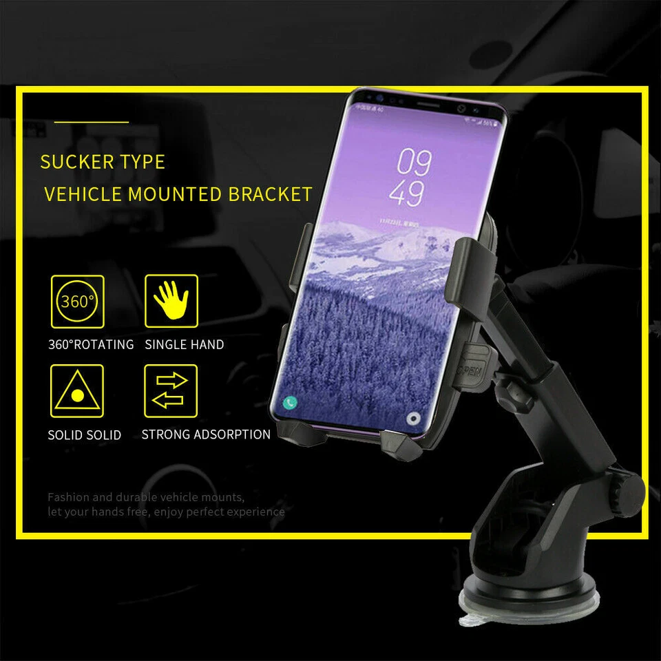 Lot Car Windshield Mount Holder AirVent Dash Suction Cradle For Cell Phone - Image 3 of 4