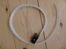 VIOLIN EBONY BOW FROG WITH FINE WHITE HORSE HAIR ALREADY ATTACHED