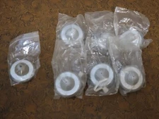 6 Pack +Bonus ROCKWOOD 406 Convex Wall Door Stop - US32D Satin Stainless Steel ∡