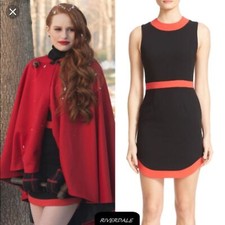 Alice + Olivia “Kathleen” curved hem mini dress 6