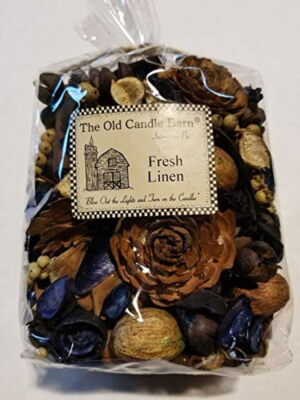 Old Candle Barn Fresh Linen 8 Cup Bag Of Potpourri Bowl Filler - Home Fragrance