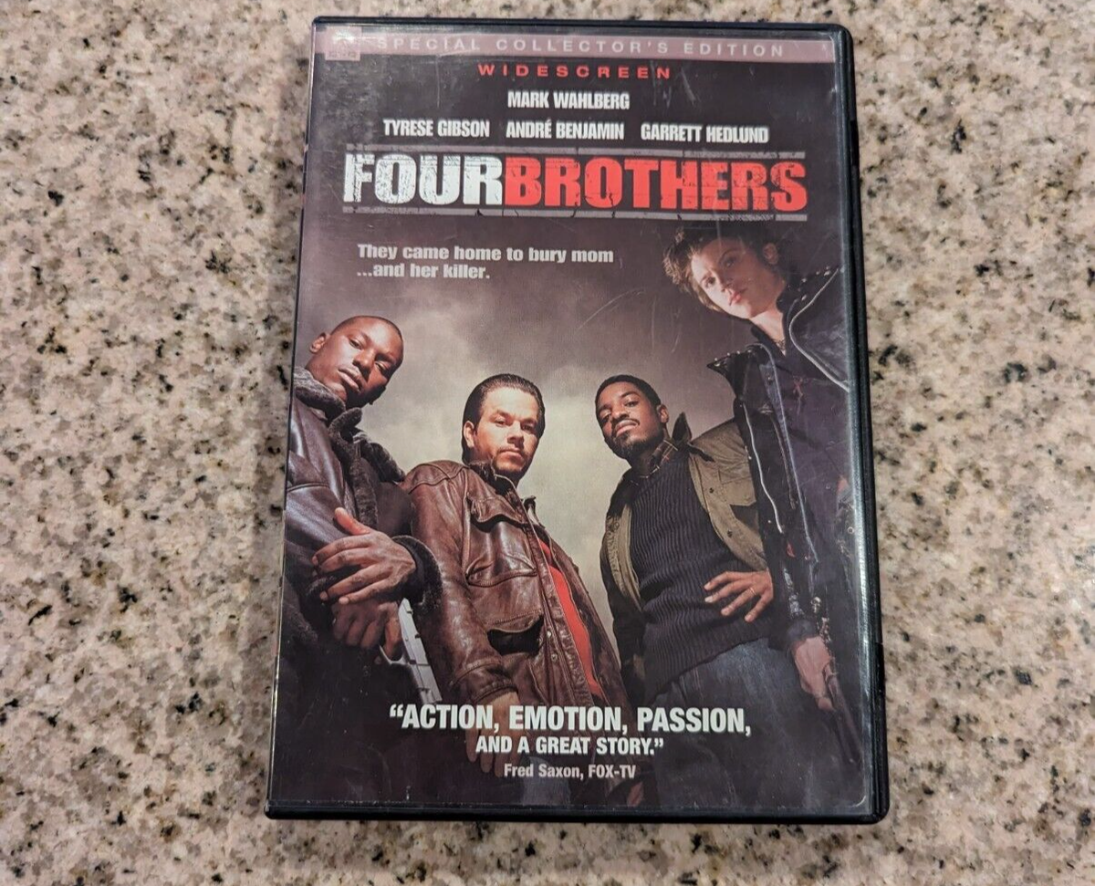 Four Brothers (DVD, 2005, Widescreen) Mark Wahlberg Tyrese Gibson
