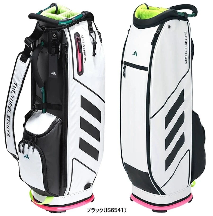 Adidas Code Chaos Golf Cart Bag 4-way 8.5 x 47" Lightweight 2024 Model White - Image 3 of 4