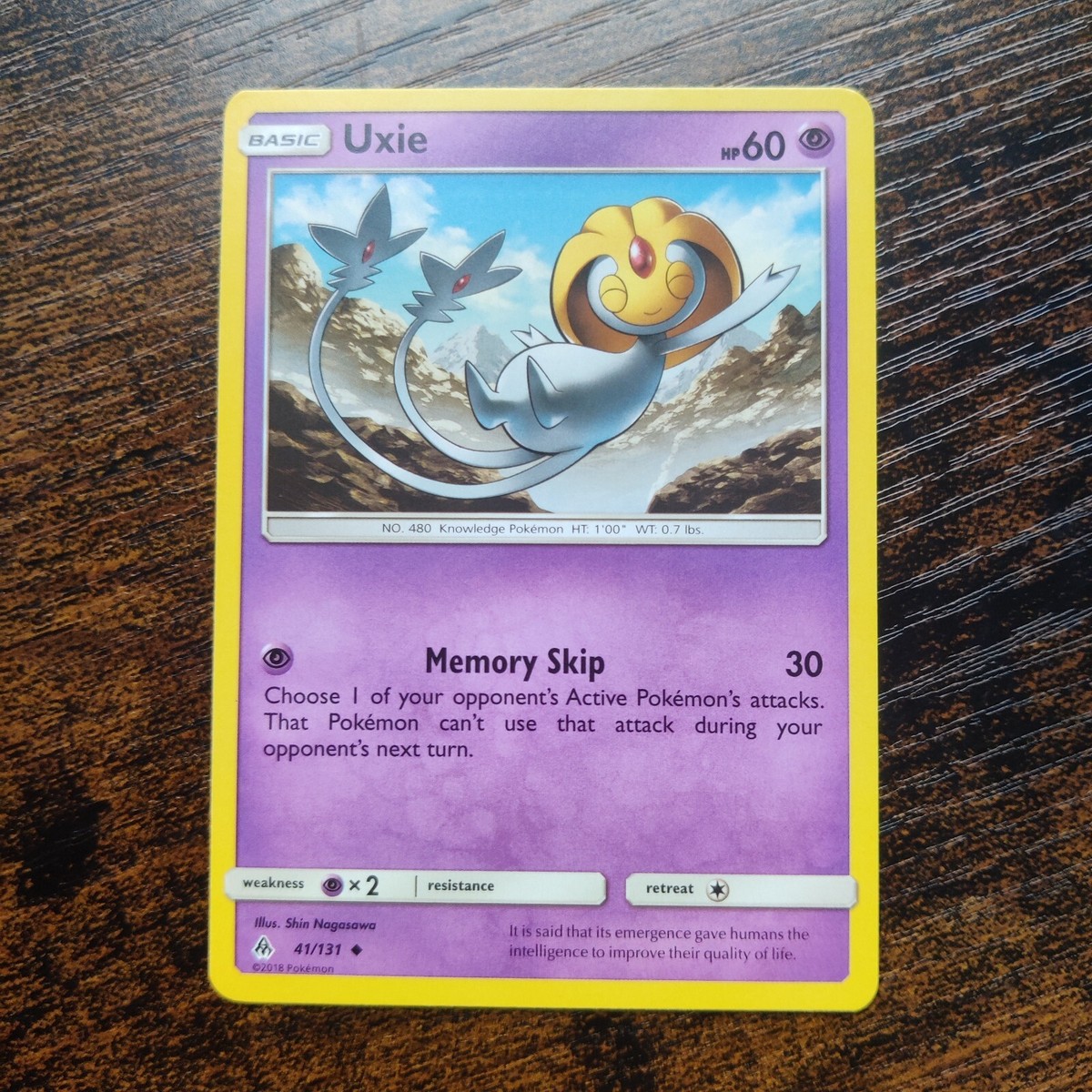 Uxie 41/131 - NM SM Forbidden Light - Pokemon 2018 Uncommon TCG Card (A) Uxie 41/131 - NM SM Forbidden Light - Pokemon 2018 Uncommon TCG Card (A)