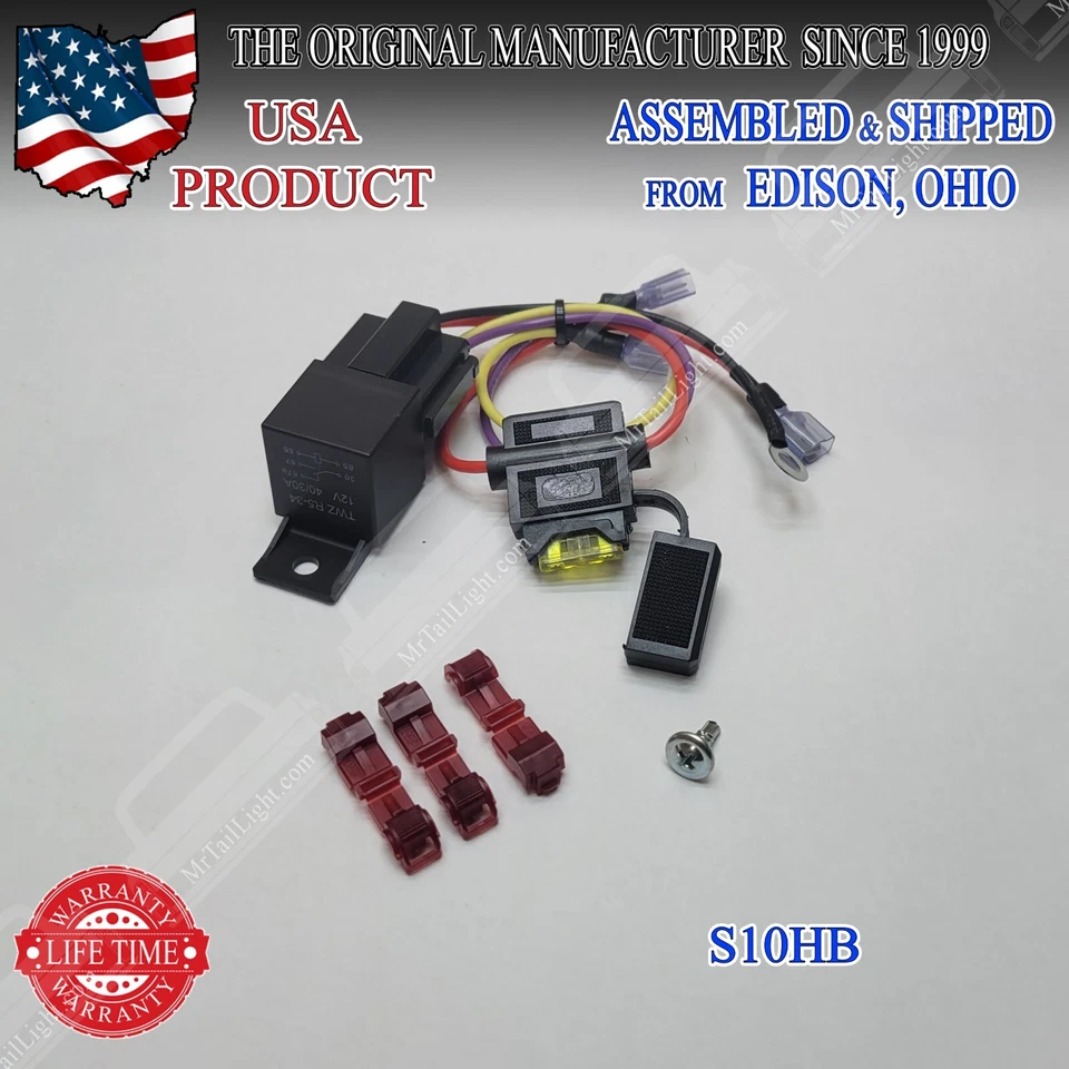 98 04 S10 Chevy GMC Sonoma Truck Kit de luces altas, ¡enciende las luces bajas con altos! Foto 2 de 4