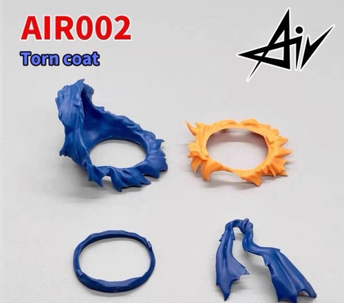 AIR personalizado legendario goku shf 1/12 ssj goku kit de abrigo azul (sin figura) - Imagen 10 de 10