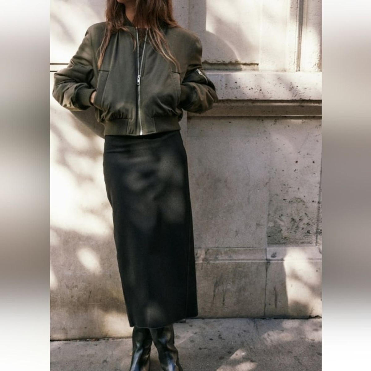 ★ZARA★ ZW COLLECTION CROPPED JACKET Zara ZW COLLECTION CROPPED JACKET | Square One