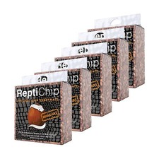 ReptiChip Compressed Coconut Chip Substrate for Reptiles 5 Pack of 72 Quart C...