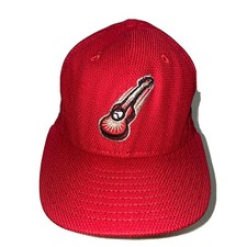 New Era 59Fifty Nashville Sounds Flying Guitar MILB Red Hat Fitted Size 7