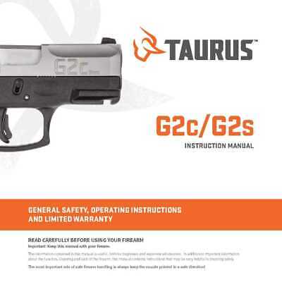 Taurus G2c / G2s Instruction Owner's Manual (Copy) | eBay