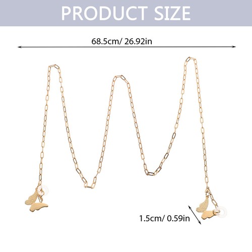 Anti-lost Necklace Earphone Holder Chain Strap Silicone Earphones Straps - Zdjęcie 10 z 12