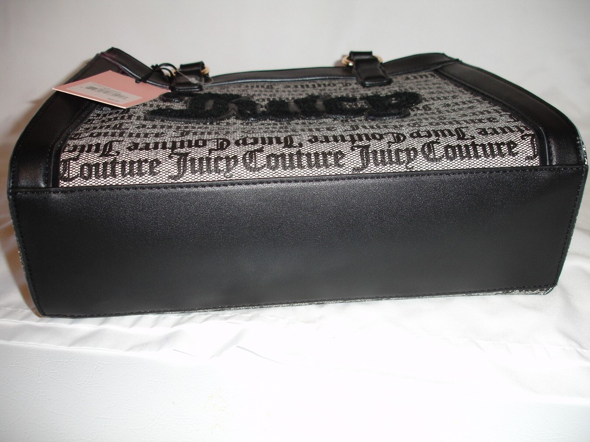 まとめうり New Ladies Women's Juicy Couture Paparazzi Tote Black Juicy