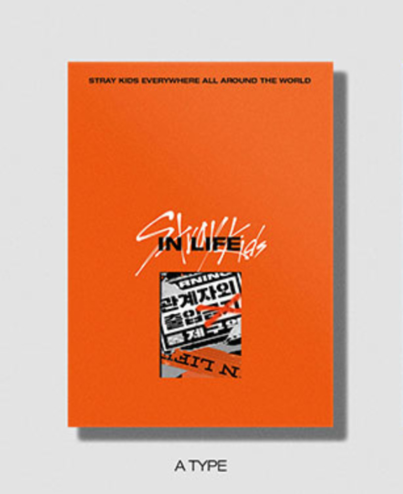 STRAY KIDS 1er album reconditionné IN LIFE A Ver. CD+72p P.Book+Post+2p P.Car...