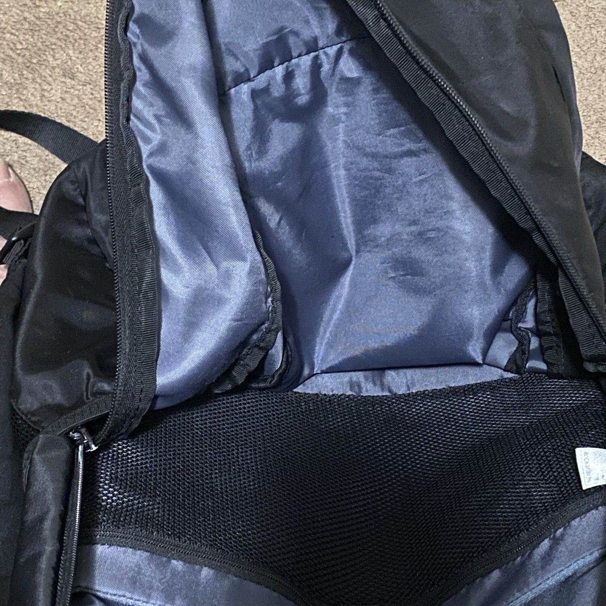 Adidas Three Stripe Backpack Black 12" X 18" | eBay
