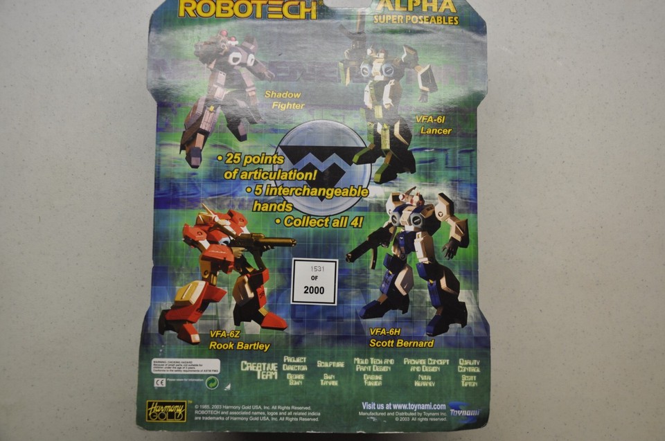 Toynami Robotech Metallic Shadow Fighter