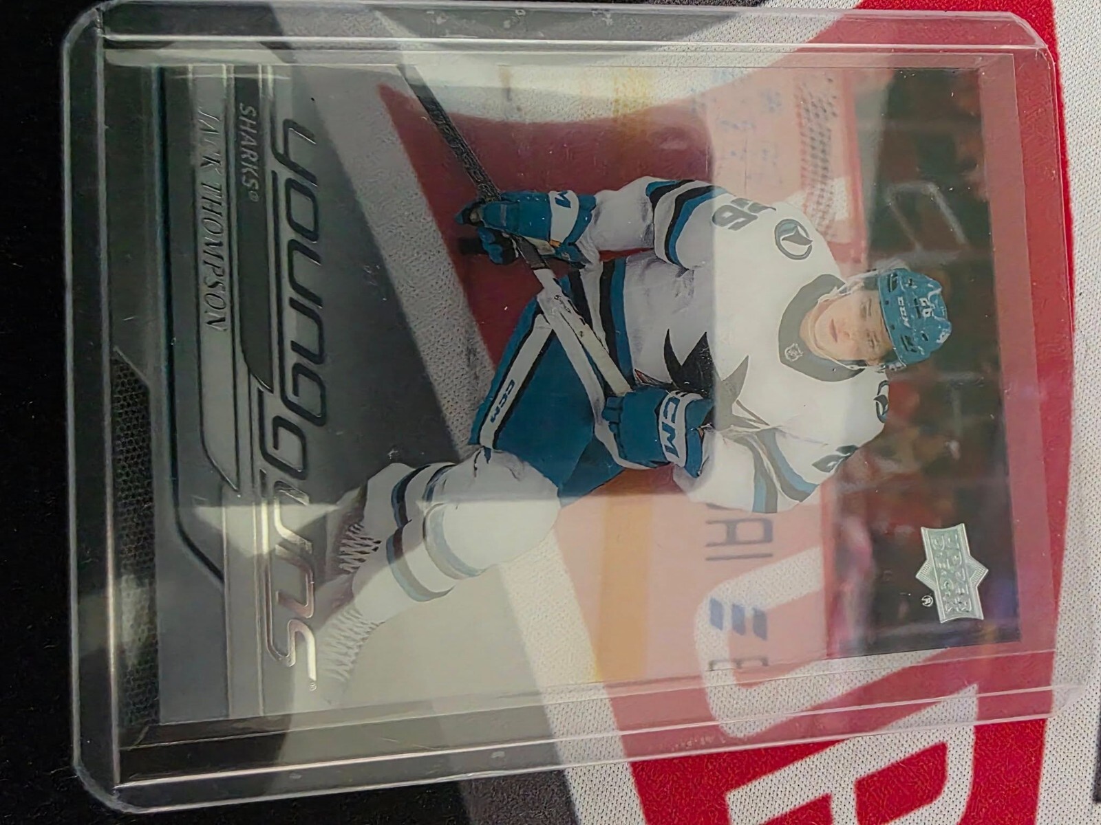 2024-25 Upper Deck Series 2 young guns clear cut Jack Thompson San Jose #468