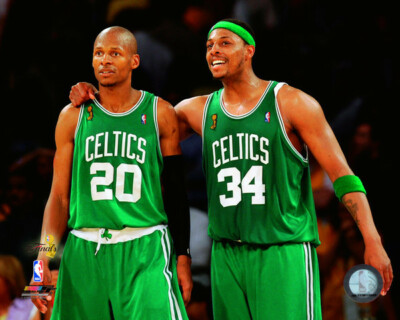 Ray Allen Paul Pierce Boston Celtics Licensed X 10 Photo AAJY172