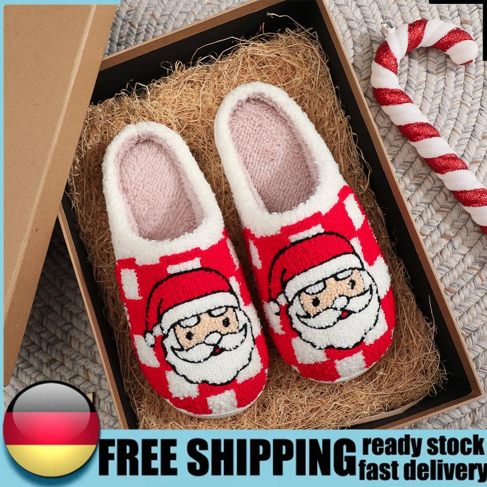 APL Ciabatte Babbo Natale Natalizie Calde Slip on Casa Scarpe Antiscivolo per Uomo Donna