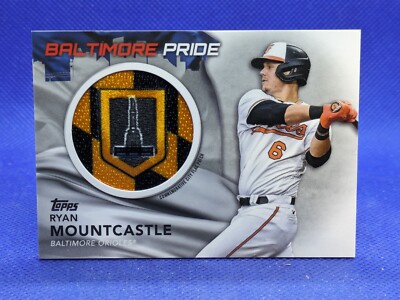 2022 Topps Series 1 City Flag Patch Card Ryan Mountcastle (#CFP-RM) Orioles